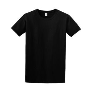 Gildan 64000 - T-Shirt Homme 100% Coton Ring-Spun Noir