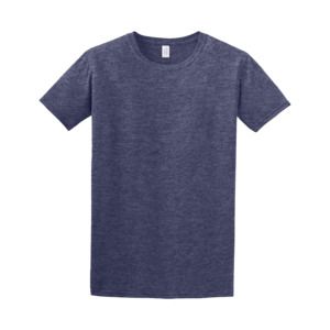 Gildan 64000 - T-Shirt Homme 100% Coton Ring-Spun Heather Navy