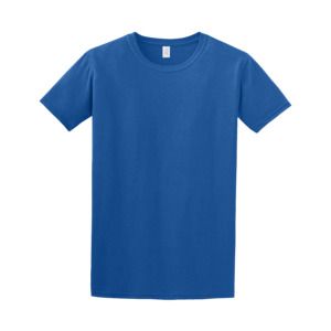 Gildan 64000 - T-Shirt Homme 100% Coton Ring-Spun Bleu Royal