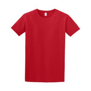 Gildan 64000 - T-Shirt Homme 100% Coton Ring-Spun Rouge
