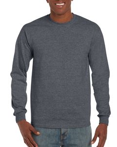 Gildan 2400 - T-Shirt Manches Longues Homme Ultra Dark Heather