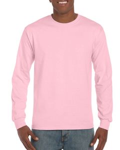 Gildan 2400 - T-Shirt Manches Longues Homme Ultra Light Pink