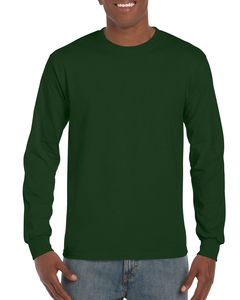 Gildan 2400 - T-Shirt Manches Longues Homme Ultra Forest Green