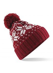 Beechfield B456 - Fair Isle Snowstar Beanie