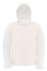 B&C Collection BA630 - Hooded softshell/Homme Blanc