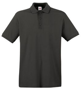 Fruit of the Loom SS255 - Polo Premium Homme Light Graphite