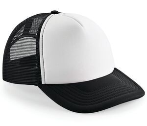 Beechfield BC645 - Casquette snapback trucker vintage Black / White