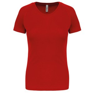 ProAct PA439 - T-SHIRT SPORT MANCHES COURTES FEMME Rouge