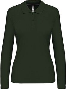 Kariban K244 - POLO MANCHES LONGUES FEMME Forest Green