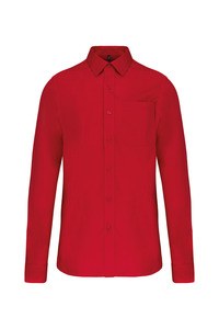 Kariban K541 - CHEMISE POPELINE MANCHES LONGUES Classic Red