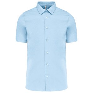 Kariban K531 - CHEMISE COTON/ÉLASTHANNE MANCHES COURTES Light Blue