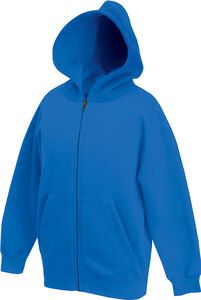 Fruit of the Loom SC62045 - Sweat-Shirt Capuche Zippé Enfant Royal Blue