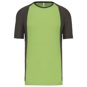 ProAct PA467 - T-SHIRT BICOLORE SPORT MANCHES COURTES UNISEXE