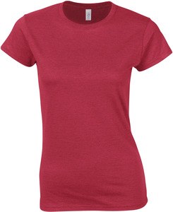 Gildan GI6400L - T-Shirt Femme 100% Coton Antique Cherry Red