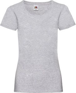 Fruit of the Loom SC61372 - T-Shirt Femme Coton Heather Grey