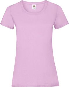 Fruit of the Loom SC61372 - T-Shirt Femme Coton Light Pink