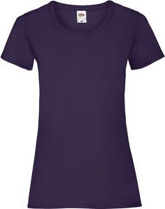Fruit of the Loom SC61372 - T-Shirt Femme Coton Purple