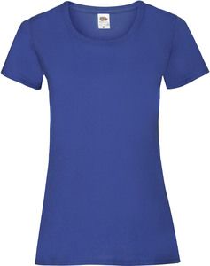 Fruit of the Loom SC61372 - T-Shirt Femme Coton Royal Blue