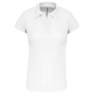 ProAct PA483 - POLO SPORT MANCHES COURTES FEMME Blanc