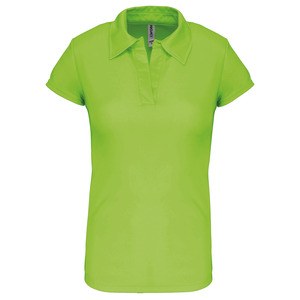 ProAct PA483 - POLO SPORT MANCHES COURTES FEMME Lime