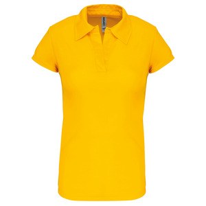 ProAct PA483 - POLO SPORT MANCHES COURTES FEMME True Yellow