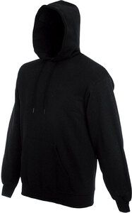 Fruit of the Loom SC244C - Sweatshirt homme avec capuche Black/Black
