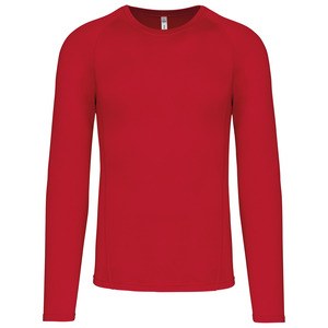 ProAct PA005 - T-SHIRT DOUBLE PEAU SPORT MANCHES LONGUES UNISEXE Sporty Red