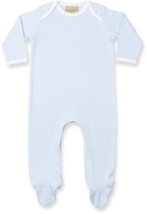 Larkwood LW053 - Pyjama Bébé Contrasté Manche Longue
