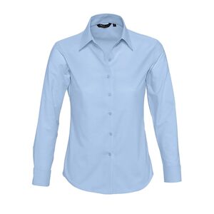 SOL'S 16020 - Embassy Chemise Femme Oxford Manches Longues Ciel