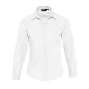 SOL'S 16060 - Executive Chemise Femme Popeline Manches Longues Blanc