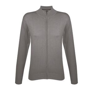 SOL'S 00550 - Gordon Women Gilet Femme Zippé Gris moyen