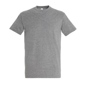 SOL'S 11500 - Imperial Tee Shirt Homme Col Rond Gris Chiné