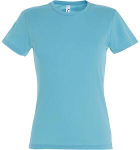 SOL'S 11386 - MISS Tee Shirt Femme Bleu atoll