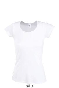 SOL'S 11865 - Tee-Shirt Femme Col Rond MOODY Blanc
