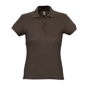SOL'S 11338 - PASSION Polo Femme Chocolat