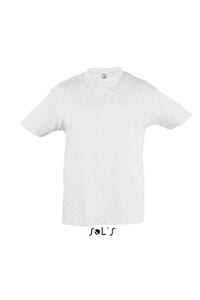 SOL'S 11970 - REGENT KIDS Tee Shirt Enfant Col Rond Blanc chiné