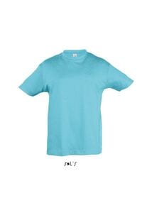 SOL'S 11970 - REGENT KIDS Tee Shirt Enfant Col Rond Bleu atoll