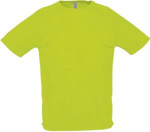 SOL'S 11939 - SPORTY Tee Shirt Manches Raglan Vert fluo