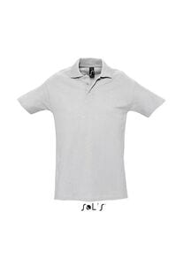 SOL'S 11362 - SPRING II Polo Homme Blanc chiné