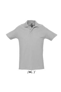 SOL'S 11362 - SPRING II Polo Homme Gris Chiné