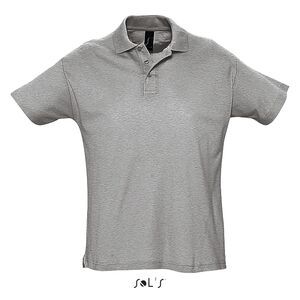 SOL'S 11342 - SUMMER II Polo Homme Gris Chiné