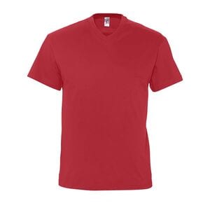SOL'S 11150 - VICTORY Tee Shirt Homme Col ‘’V’’ Rouge