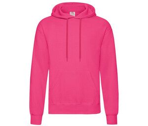 Fruit of the Loom SS224 - Sweat-Shirt à Capuche Homme Classic Fuchsia