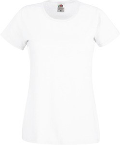 Fruit of the Loom SC61420 - T-shirt Original Femme Blanc