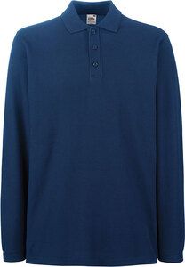 Fruit of the Loom SC63310 - Polo Piqué Manches Longues Marine