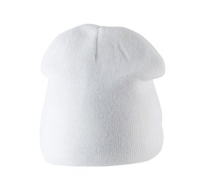 K-up KP518 - BONNET AVEC DOUBLURE POLAIRE Blanc