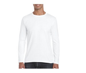Gildan GN644 - T-Shirt Manches Longues Homme Blanc