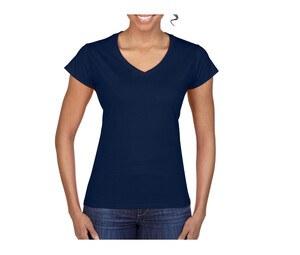 Gildan GN647 - T-Shirt Femme Col V 100% Coton