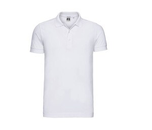 Russell JZ566 - Polo Homme en Coton Blanc