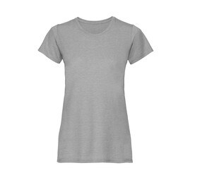 Russell JZ65F - Tee-Shirt Femme Manches Courtes HD Silver Marl